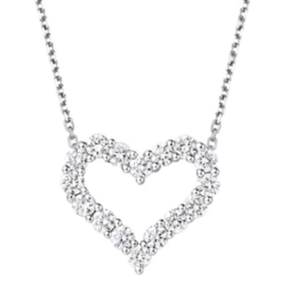 Diamond Heart Necklase - Picture 3 of 4